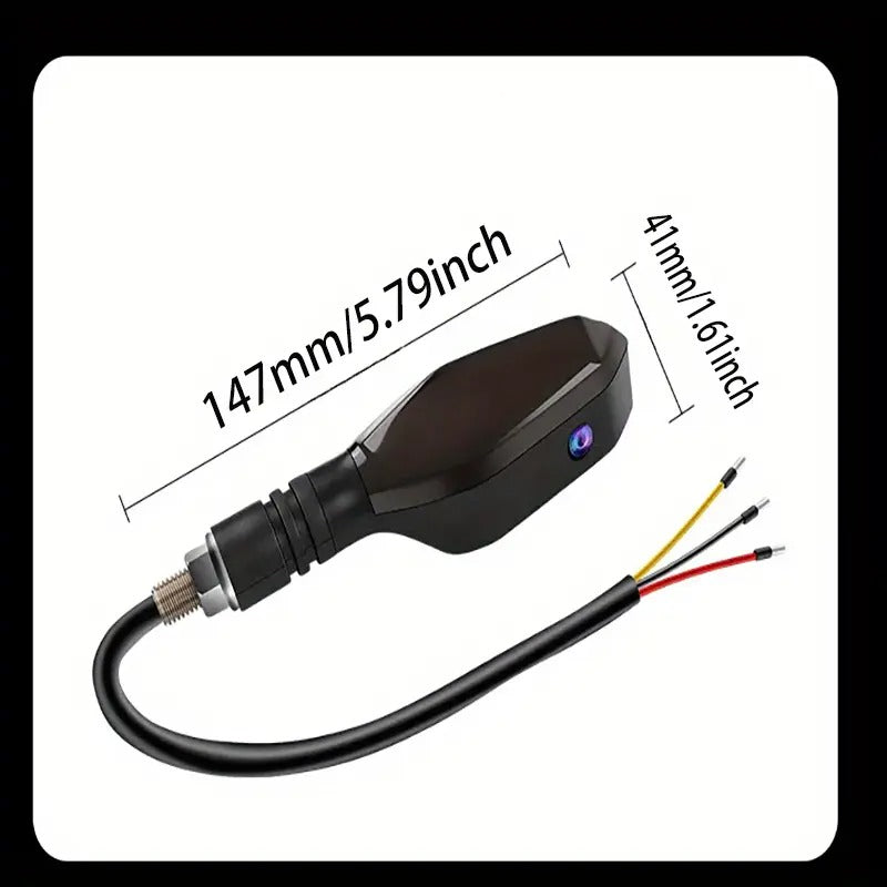 ১ জোড়া Motorcycle LED Turn Projection Lamp
