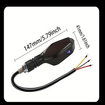 ১ জোড়া Motorcycle LED Turn Projection Lamp